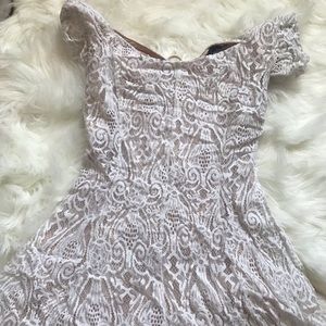 White lace romper